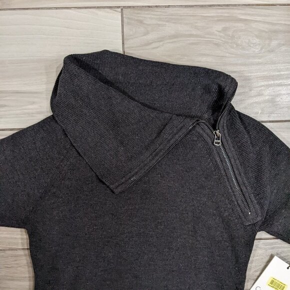 Calvin Klein Zip Neck Sweater Dress - Picture 2 of 3